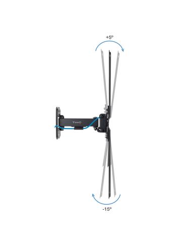 SOPORTE PARED PANTALLAS 13-55 GIRAINCLI 25KG NEGRO TOOQ LP1355TN-B