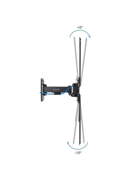SOPORTE PARED PANTALLAS 13-55 GIRAINCLI 25KG NEGRO TOOQ LP1355TN-B