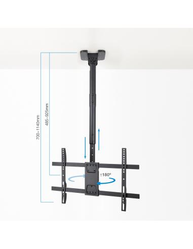 SOPORTE TECHO PANT. 43-86 GIRAINCLIEXTEN NEGRO TOOQ LPCE1186TSLI-B