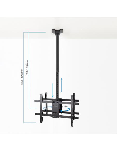 SOPORTE TECHO 2 PANT. 43-86 XL GIRAINCLIEXTEN NEGRO TOOQ LPCE2286TSLI-XL-B