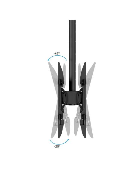 SOPORTE TECHO 2 PANT. 43-86 XL GIRAINCLIEXTEN NEGRO TOOQ LPCE2286TSLI-XL-B