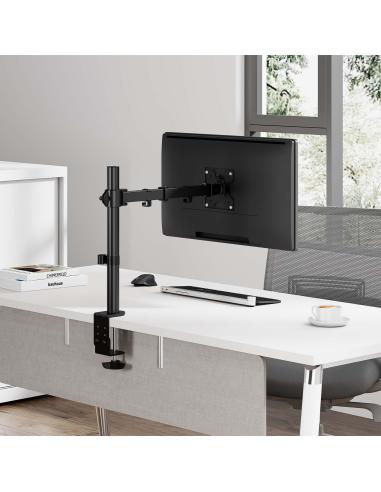 SOPORTE MONITOR MESA GIRA INCLI 10KG 1 BRAZO 17-32 NEGRO AISENS DT32TSR-277