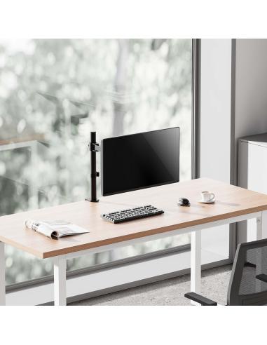 SOPORTE MONITOR MESA GIRA INCLI 10KG 1 BRAZO 17-32 NEGRO AISENS DT32TSR-277