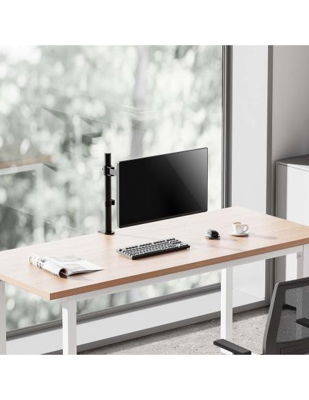 SOPORTE MONITOR MESA GIRA INCLI 10KG 1 BRAZO 17-32 NEGRO AISENS DT32TSR-277