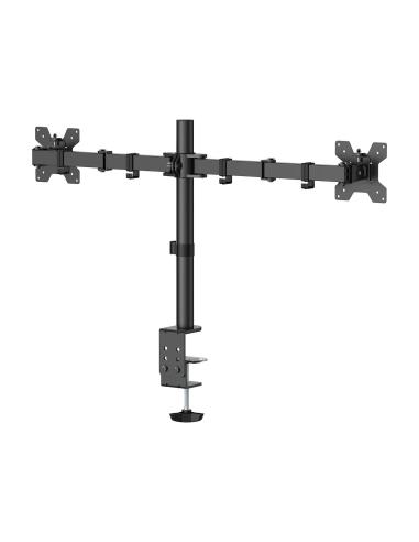SOPORTE MONITOR MESA GIRA INCLI 10KG 2 BRAZOS 17-32 NEGRO AISENS DT32TSR-279