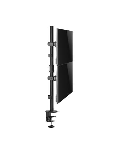 SOPORTE MONITOR TV MESA GIRA INCLI 2 PANTALLA 9KG 17-32 NEGRO AISENS DT32TSR-229