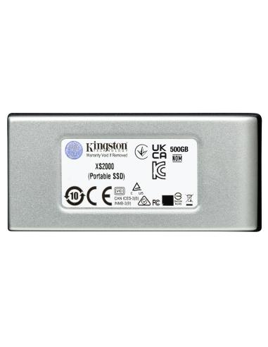 HD EXT SSD 1TB KINGSTON USB3.2(GEN2) SXS20001000G NEGRO Y PLATA