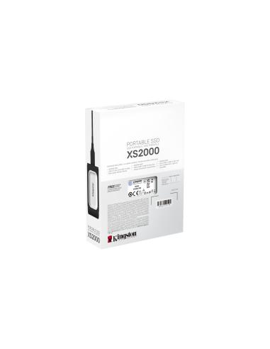 HD EXT SSD 1TB KINGSTON USB3.2(GEN2) SXS20001000G NEGRO Y PLATA