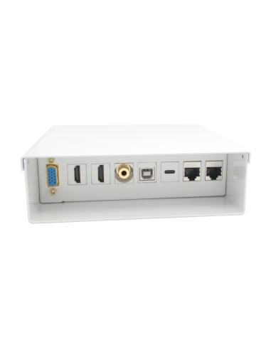 CAJA CONEXIONES VGAJACK3.52XHDMI1XUSB-C1XUSB-B2XRJ45 CAT.6A STP AISENS A127-0720