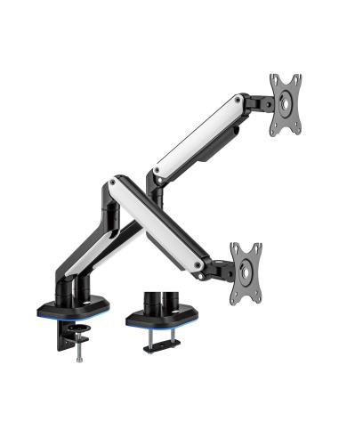 SOPORTE MONITOR MESA GAMING GIRA INCLI 9KG 17-32 NEGRO-BLANCO AISENS DT32TSR-297