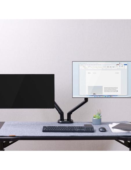 SOPORTE MONITOR MESA GAMING GIRA INCLI 9KG 17-32 NEGRO-BLANCO AISENS DT32TSR-297