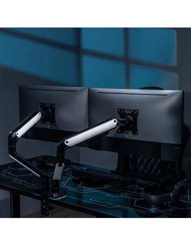 SOPORTE MONITOR MESA GAMING GIRA INCLI 9KG 17-32 NEGRO-BLANCO AISENS DT32TSR-297