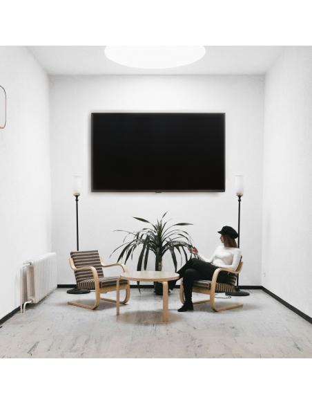 SOPORTE PARED PANTALLAS 43-90 NEGRO TOOQ LP1090F-B