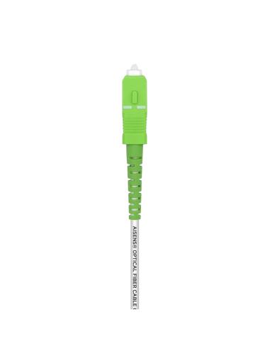 CABLE FIBRA OPTICA G657A2 9-125 SX DCA LSZH SC-APC BLANCO 50M AISENS A152-0503