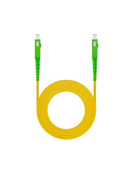 CABLE FIBRA OPTICA SCAPC-SCAPC MONOMODO LSZH AMARIL.2M NANOCABLE 10.20.0002