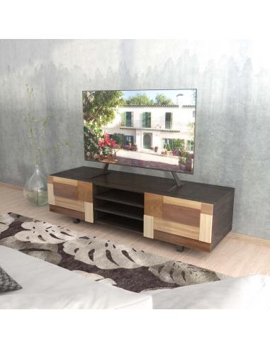 SOPORTE DE MESA ECO PARA MONITOR TV 50KG DE 32-80 NEGRO AISENS DT80F-305