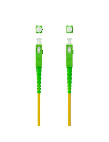 CABLE FIBRA SCAPC-SCAPC MONOMODO LSZH AMARI.100M NANOCABLE 10.20.0000-100