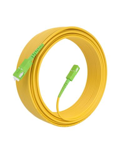 CABLE FIBRA OPTICA LAT CPR DCA LSZH SCAPC-SCAPC AMARILLO 20M AISENS A152-0986
