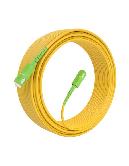 CABLE FIBRA OPTICA LAT CPR DCA LSZH SCAPC-SCAPC AMARILLO 20M AISENS A152-0986