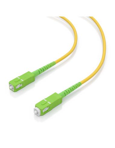 CABLE FIBRA OPTICA LAT CPR DCA LSZH SCAPC-SCAPC AMARILLO 20M AISENS A152-0986