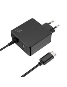 CARGADOR EWENT UNIVERSAL USB-C 45W AUTOMATICO USB-A ADICIONAL / EW3979