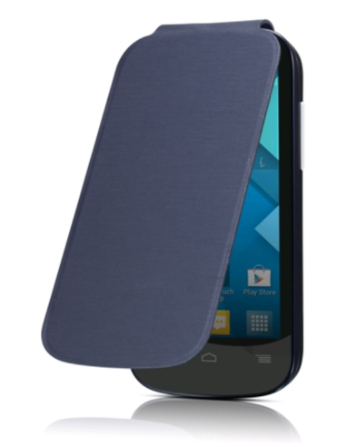 PROTECTOR FUNDA FLIP COVER ALCATEL C3 GREY