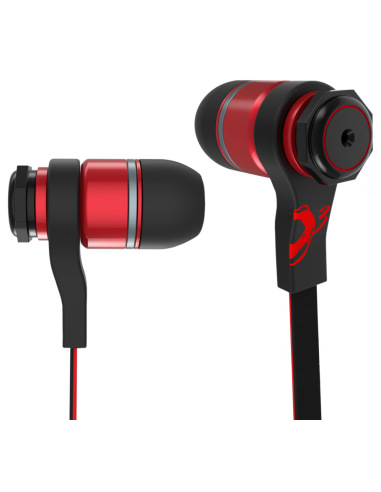 AURICULAR GAMING OZONE TRIFX ROJO NEGRO MICROFONO ALAMBRICO