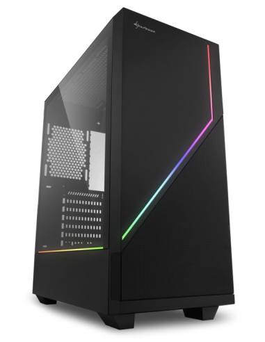 CAJA ATX SHARKOON RGB FLOW 2XUSB3.0 SIN FUENTE