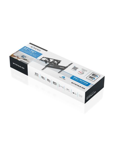 SOPORTE MONITOR ECO GIRA INCLI NIVELABLE 40KG DE 32-70 NEGRO AISENS WT70TSLE-325