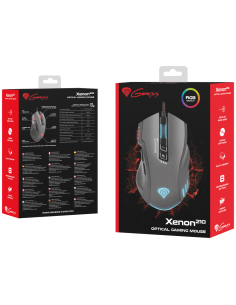 RATON GAMING GENESIS XENON 210 3200DPI RGB NEGRO