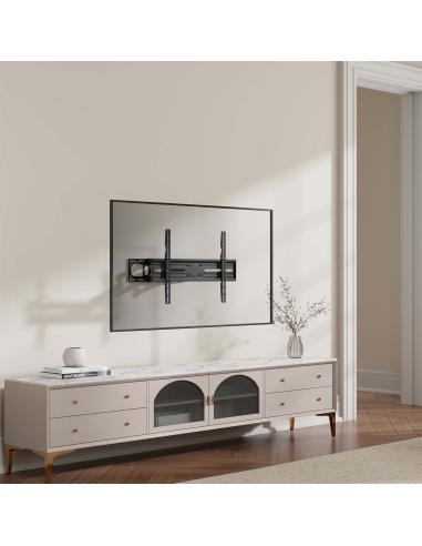 SOPORTE MONITOR ECO GIRA INCLI NIVELABLE 40KG DE 37-80 NEGRO AISENS WT80TSLE-327