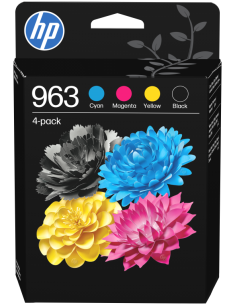 TINTA HP 963 PACK AHORRO NEGRO CIAN MAGENTA AMARILLO