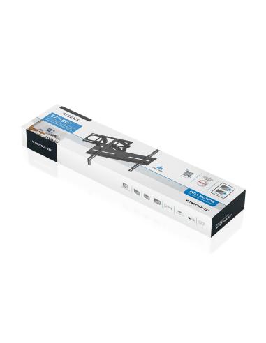 SOPORTE MONITOR ECO GIRA INCLI NIVELABLE 40KG DE 37-80 NEGRO AISENS WT80TSLE-327