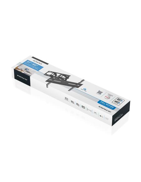 SOPORTE MONITOR ECO GIRA INCLI NIVELABLE 40KG DE 37-80 NEGRO AISENS WT80TSLE-327