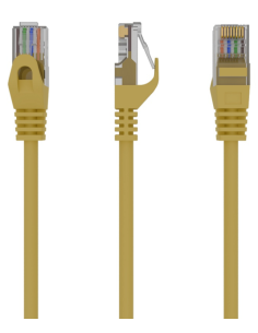 CABLE RED GEMBIRD UTP CAT6 0,25M AMARILLO