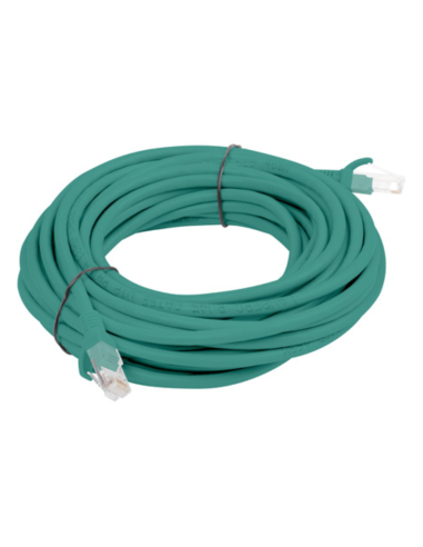 CABLE RED LANBERG LATIGUILLO CAT.6 UTP 5M VERDE FLUKE PASSED