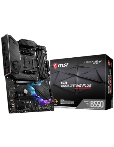 PLACA BASE MSI B550 GAMING PLUS AM4 ATX 4XDDR4