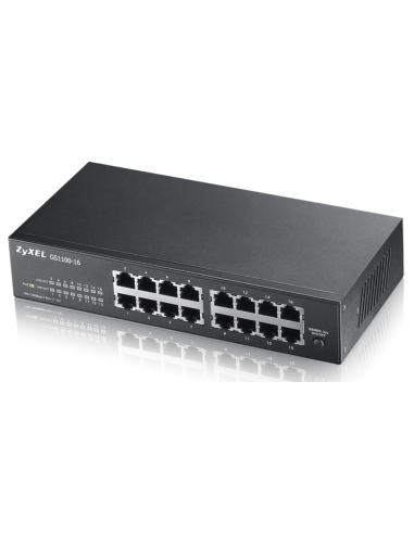 SWITCH ZYXEL GS1100-16 V3 16-PORT GIG NO GESTIONADO