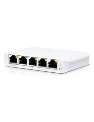 SWITCH UBIQUITI USW-FLEX-MINI UNIFI SWITCH FLEX MINI 5 PUERTOS PACK 5 UND
