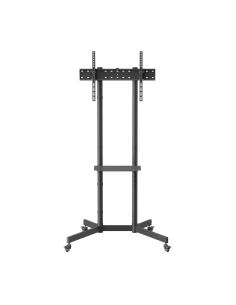 SOPORTE SUELO ECO RUEDA BANDEJA DVD MONITORTV 45KG 37-70 NEGRO AISENS FT70TE-333 2