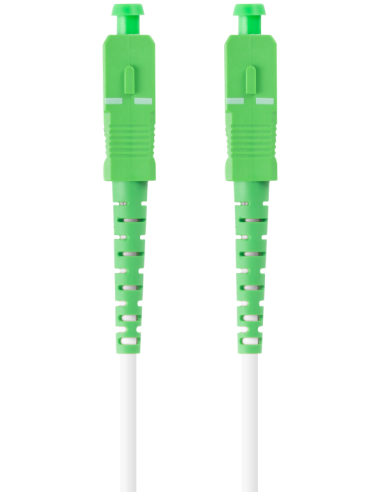 CABLE DE FIBRAOPTICA LANBERG 30M MONO SC/APC-SC/APC SIMPLEX G657A2 LSZH BLANC