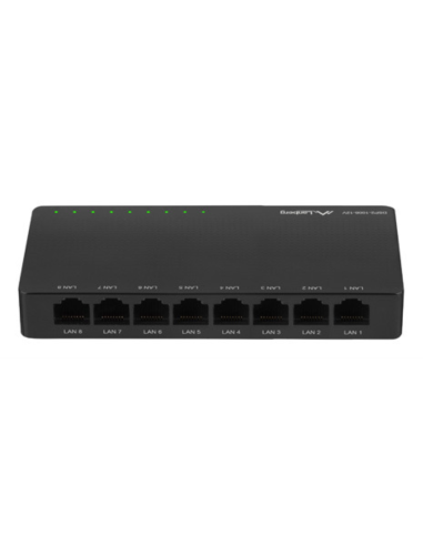 SWITCH LANBERG 8 PUERTOS GIGABIT RJ45 ETHERNET