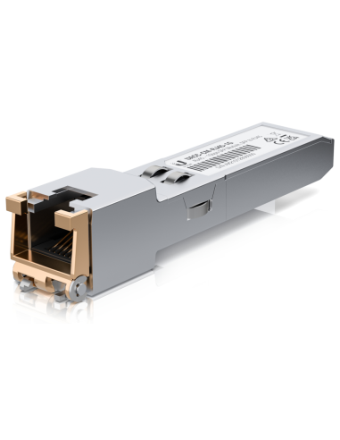 MODULO SFP UBIQUITI UACC-CM-RJ45-1G UFIBER TRANSCEIVER CONVERSOR SFP A RJ45