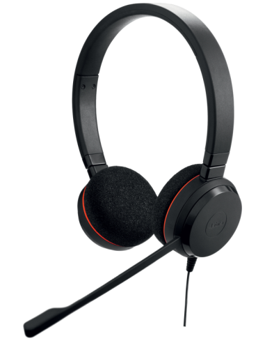 AURICULARES JABRA EVOLVE 20 MS STEREO NEGRO MICROFONO ALAMBRICO USB-A