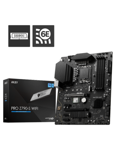 PLACA BASE MSI PRO Z790-S WIFI 1700 ATX 4XDDR5