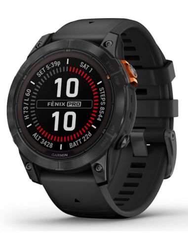 SMARTWATCH GARMIN FENIX 7 PRO SOLAR, GLASS, SLTGRYSS W/BLK BND