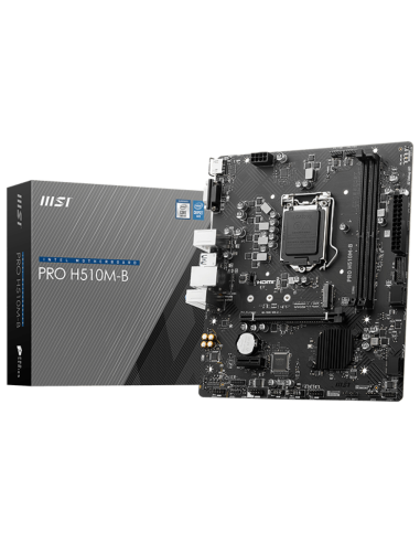 PLACA BASE MSI PRO H510M-B 1200 SOLO 10ª MATX 2XDDR4