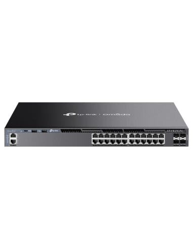 MANAGED SWITCH OMADA 24-PORT GIGABIT STACKABLE L3 WITH 4 10GE SFP+ SLOTS