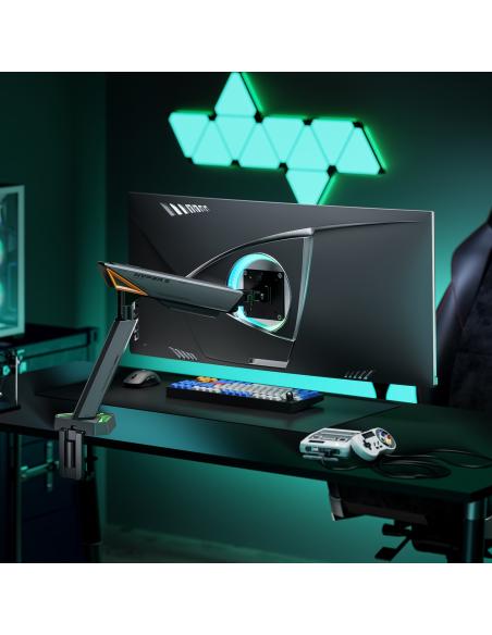SOPORTE MONITOR RGB GAMING GIR INCL 16KG 17-49 NEGRO-GRIS AISENS DT49TSRRGB-347