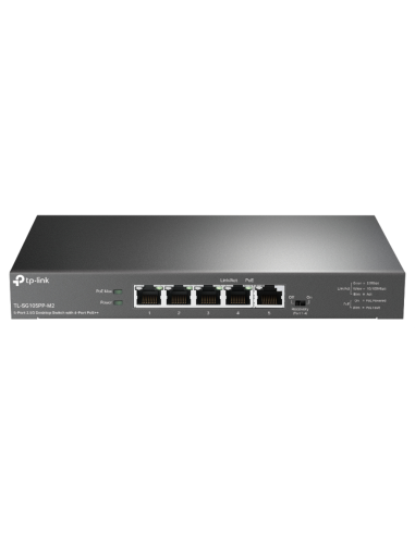 SWITCH TP-LINK TL-SG105PP-M2 5-PORT 2.5G DESKTOP SWITCH WITH 4-PORT POE++